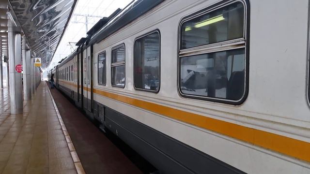 Электропоезд ЭД4М-0492 ЦППК станция Крёкшино 28.01.2021 смотреть онлайн