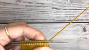 Шов петля в петлю иголкой