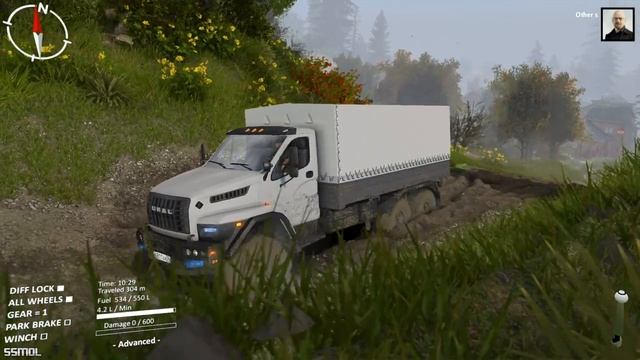 SpinTires mods Урал-Некст