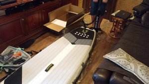 распаковка сапборда rave board