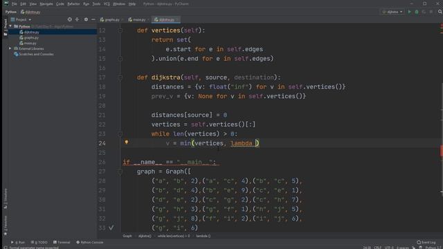 Algorithmen und Datenstrukturen #43 - Der Dijkstra Algorithmus in Python смотреть онлайн