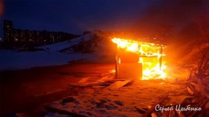 Пожар в Дзержинском (в карьере города Дзержинский)