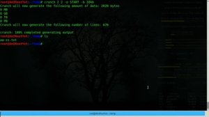 Crunch -- Password Dictionary Generator in Kali Linux - AmIRootYet - Pranshu Bajpai