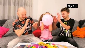 Вызов Надуй и лопни за одну минуту / Blow up challenge