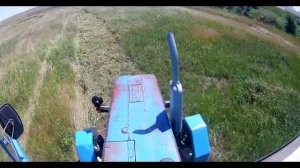 Сенокос 2018! Заготовка сено для КРС! Трактор мТз + КРР-1.85