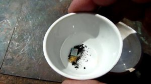 Растворение мостов в серной кислоте