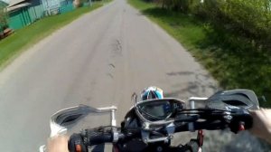 Husqvarna SM 610 валит) покатушка на мотоцикле