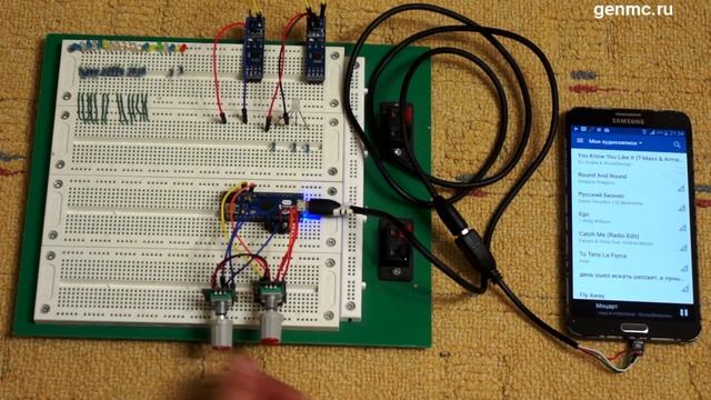 2 энкодера это сила, android и arduino подружились. смотреть онлайн