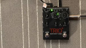 Посмотрите, если не слышали о ней - Digitech Band Creator Trio+ педаль для гитариста без группы