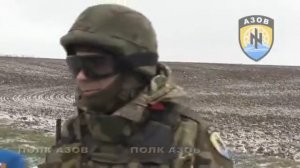 Экск в батальон бывший в боях за Иловайск 'Азов' 30 11 Донецк War in Ukraine