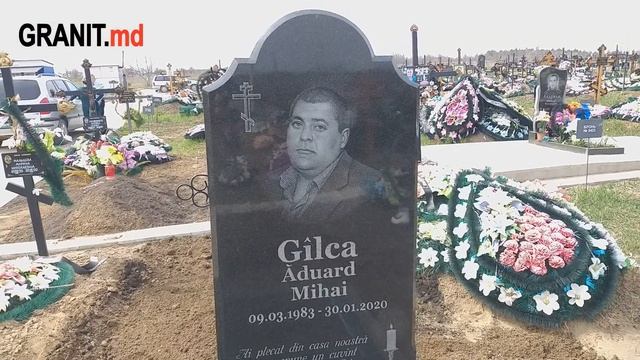 Памятник на могилу - новое кладбище в Бельцах Balti