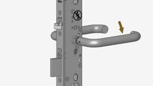 Настройка и устройство врезного электромеханического замка ABLOY EL461, EL467 для алюминиевых двере