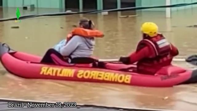 Brutal footage of crazy flooding in Brazil..!! Rio do Sul in Santa Catarina sinks смотреть онлайн