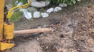 Газификация частного дома. ГНБ. VERMEER. BobCat 334. Полоцк.