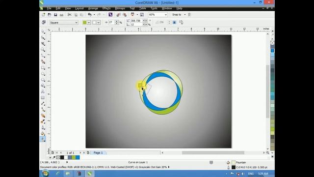 how to make creative logo design in coreldraw x6. #logodesign смотреть онлайн