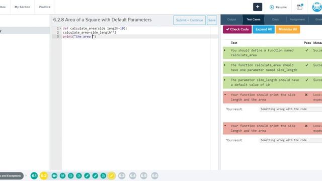 Area of a Square with Default Parameters how to do it part 1 смотреть онлайн