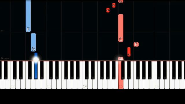 One Direction - You & I (Easy Piano Tutorial) смотреть онлайн