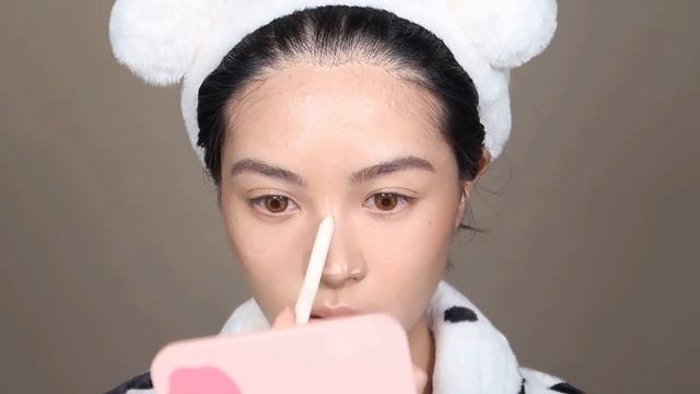 【谷爱凌Eileen仿妆】鼻子修容保姆级教学｜拯救塌鼻梁｜适合亚洲人的欧美妆 | April的草莓啊