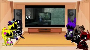 Fnaf 1 And Puppet reacts to Our Little Horror Story