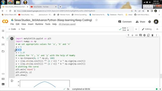 Day 82 Implement a Superellipse Using Python смотреть онлайн