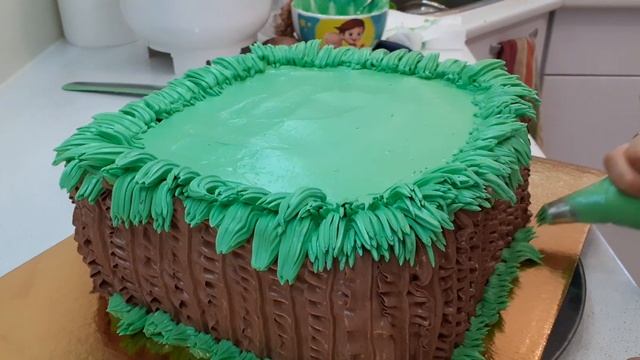 Торт с топперами МАЙНКРАФТ для девочки ??? смотреть онлайн