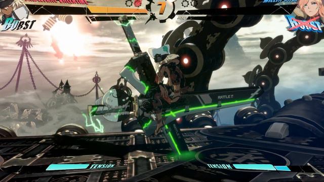 (GGST) 殴ったらブラが○○に　 ramlethal mod shuten douji