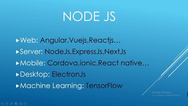Course NodeJs In Arabic |1 Introduction for javascript