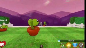 playing Garden mayhem in Roblox