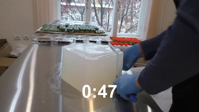 Как нарезать 10кг основы за полторы минуты. Мыльный Город, MG Soap base, мыльная основа