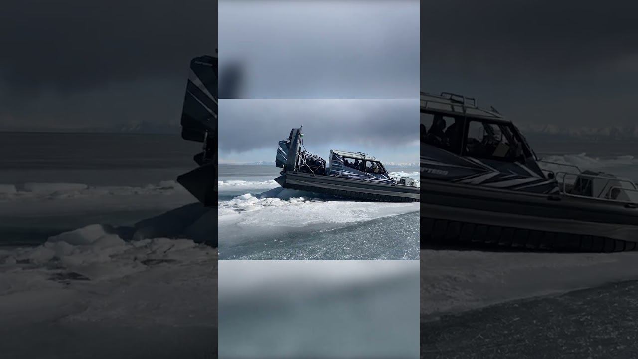 Аэролодка Фортес. Прохождение торосов на Байкале смотреть онлайн
