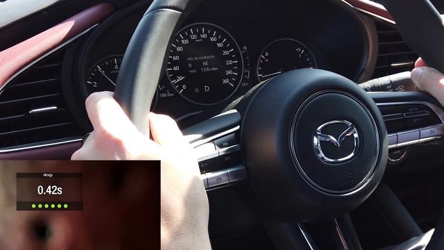 Mazda 3 HB Turbo 2021 0 a 100 kmh 0 to 62 MPH  AUTOSIE7E