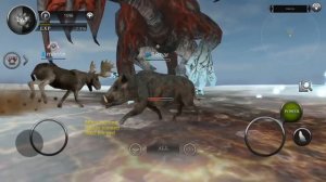 Dragon Appearance, "Wild Animals Online" War in Dragon Lava