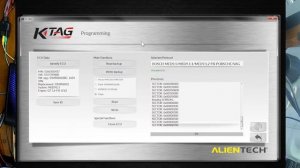 Cloning an AUDI MED9.1 ECU using KTAG  bench programmer - reading & writing through BDM