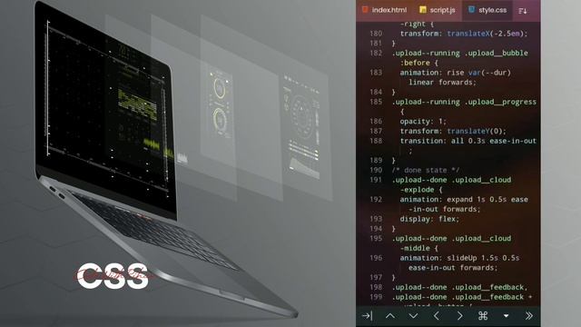 How To Create Cloud Upload Bubbles Using HTML, CSS AND JAVASCRIPT  - CodeWithRihan