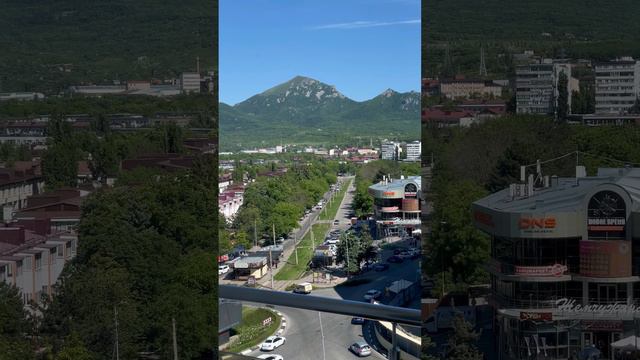 Потрясающий вид на гору Бештау.