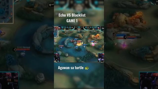 Echo VS Blacklist Game 1 - Agawan sa turtle ?