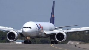 Awesome Liège Airport (LGG) Cargo Landings Rwy 23L, Boeing 747-400F, B757F, A330F, B777F