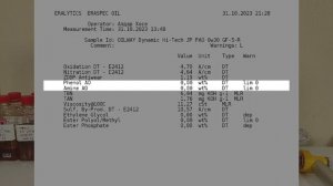 OilWay Dynamic Hi-Tech JP PAO 0w30, не рекомендую использовать зимой!
