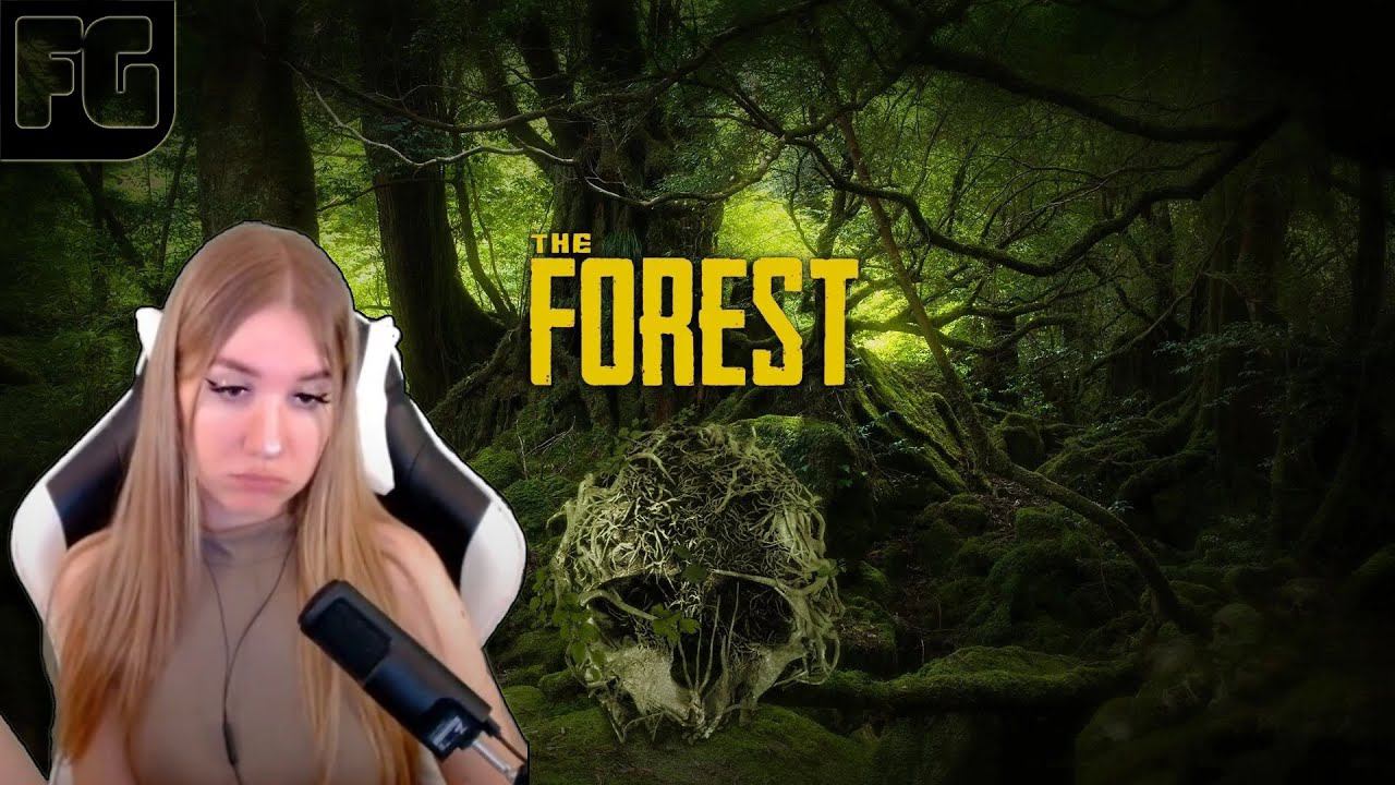 НАЧАЛО ВЫЖИВАНИЯ ➤ The Forest ➤ Девушка стримит