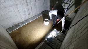 Ч8. Пол из тротуарной плитки в погребе | Погреб своими руками | Погреб из бетона