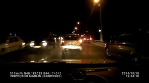 Поворот направо с левой полосы