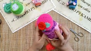 Вязаная крючком матрешка  Мастер класс Часть 2