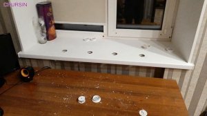 Если окна потеют. Установка вентиляционных решеток в подоконник.