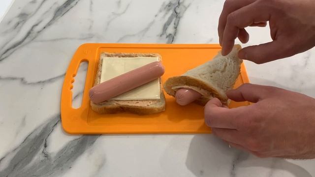 Вкусный ЗАВТРАК на скорую руку. Горячие бутерброды. смотреть онлайн