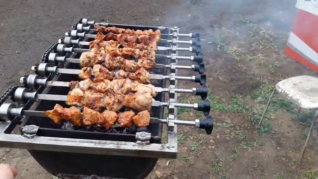 Мангал с электроприводом смотреть онлайн