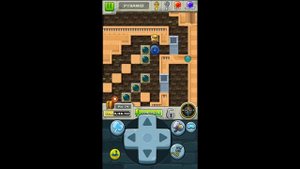 Diamond Quest: Don't Rush! Pyramid. Stage 5. Walkthrough with all Gems.