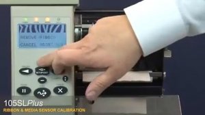 Zebra 105SL Plus. Загрузка этикетки и риббона