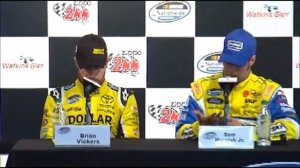 Piquet/Hornish/Vickers Watkins Glen NNS Post-Race Video News Conference