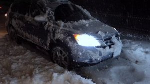 Снежный дрифт Фольксваген Гольф и Хонда ЦРВ - ЗАААААНЕСЛО МЕНЯ!