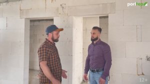 Обзор дома из газобетона Poritep. Применение блоков и армированных перемычек Поритеп.